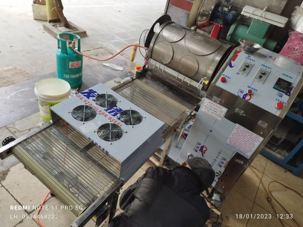 Máy tráng bánh cuốn đa nem , bánh creppe